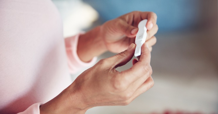 Pregnancy test results